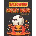 Halloween Mazes Book for Kids ages 8-12: Logic Puzzles in the shape of cat, bat, pumpkin, ghost, skull etc. Smart gift for Girls and Boys -With Soluti