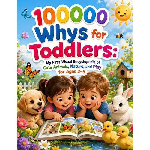 100000 Whys for Toddlers: My First Visual Encyclopedia of Cute Animals, Nature, and Play for Ages 2-5