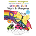Preschool & Kindergarten Scissors Skills Work in Progress: Paper tearing, Snips, Straight lines, Fringe, Zig Zag, Curved lines & Right angled