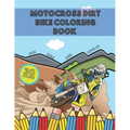 Motocross Dirt Bike Coloring Book for Kids and Adults