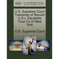 U.S. Supreme Court Transcript of Record U S V. Equitable Trust Co of New York