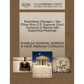 Rosenberg (George) V. Yee Chien Woo U.S. Supreme Court Transcript of Record with Supporting Pleadings