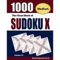 The Giant Book of Sudoku X: 1000 Medium Sudoku X Puzzles