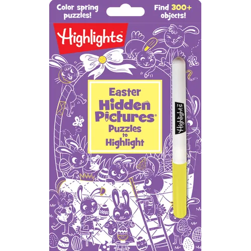 Easter Hidden Pictures Puzzles to Highlight: Easter Coloring and Puzzle Book for Kids 6-9, Solve Hidden Pictures Puzzles Featuring Bunnies, Flowers an