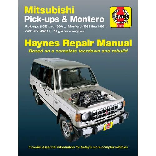 Mitsubishi Pick-Ups 1983-96 & Montero 1983-93