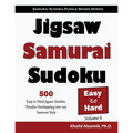 Jigsaw Samurai Sudoku: 500 Easy to Hard Jigsaw Sudoku Puzzles Overlapping into 100 Samurai Style