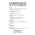 Composition Studies 38.1 (Spring 2010)