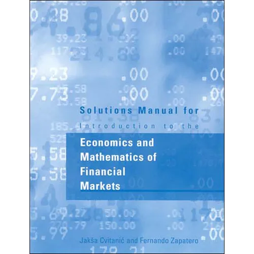 Solutions Manual for Introduction to the Economics and Mathematics of Financial Markets - Paperback