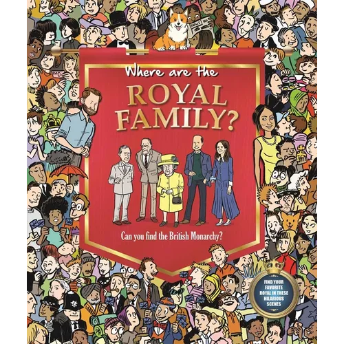 Where Are the Royal Family: Search & Seek Book for Adults