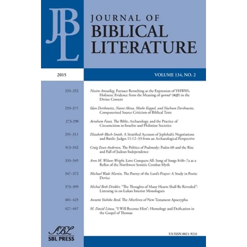 Journal of Biblical Literature 134.2 (2014)