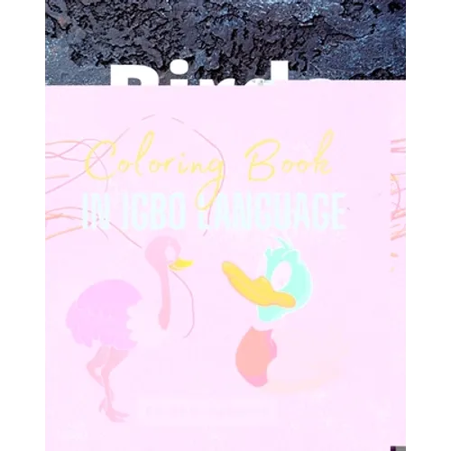Birds Coloring Book in Igbo Language