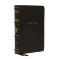 KJV Large Print Reference Bible, Black Leathersoft, Red Letter, Comfort Print, Thumb Indexed (Sovereign Collection): Holy Bible, King James Version