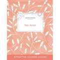 Adult Coloring Journal: Nar-Anon (Nature Illustrations, Peach Poppies)