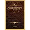 Die Rechte Des Sondernachfolgers In Die Rechte Aus Dem Urteile Auf Herausgabe Der Vollstreckbaren Urteilsausfertigung (1897)
