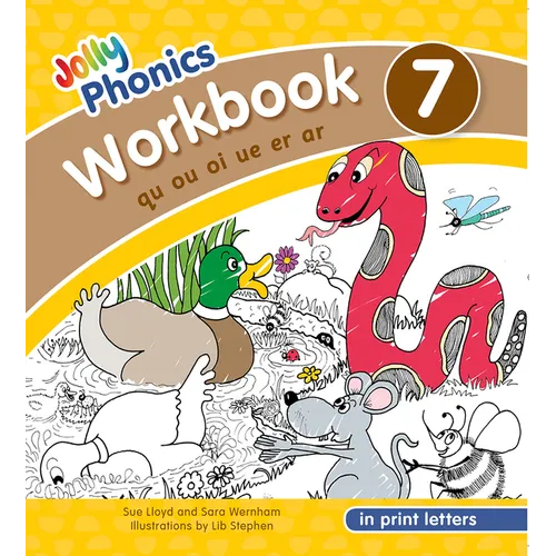 Jolly Phonics Workbook 7: In Print Letters (American English Edition)