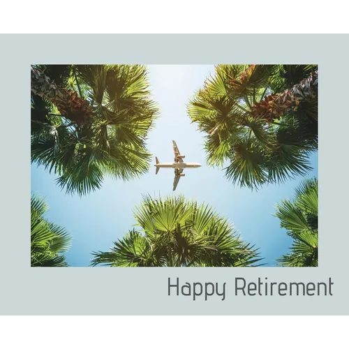Happy Retirement Guest Book ( Landscape Hardcover ): Guest book for retirement, message book, memory book, keepsake, landscape, retirement book to sig