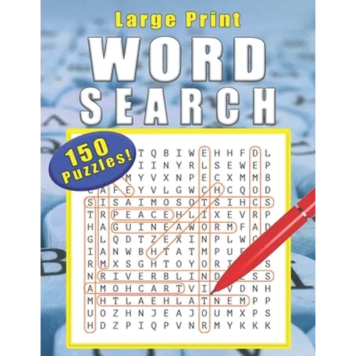 Wood Search Book: 150 puzzles with solutions, 8.5 x 11, soft cover, glossy finish