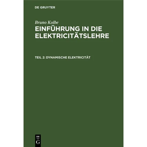 Dynamische Elektricität