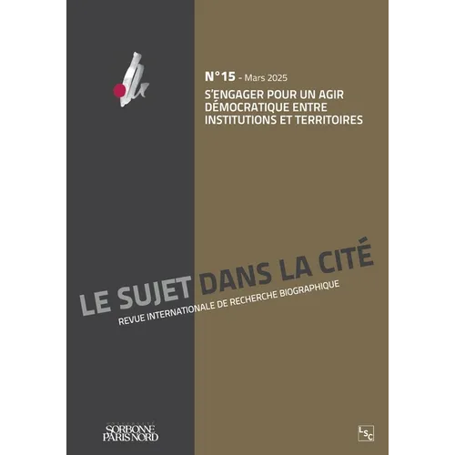 S'engager pour un agir démocratique entre institutions et territoires