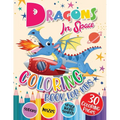 Dragons Coloring Book for Kids: Dragons In Space with Planets, Spaceships, Rockets Coloring and Activity Book for Kids Ages 4-8 Fun Children's Activit