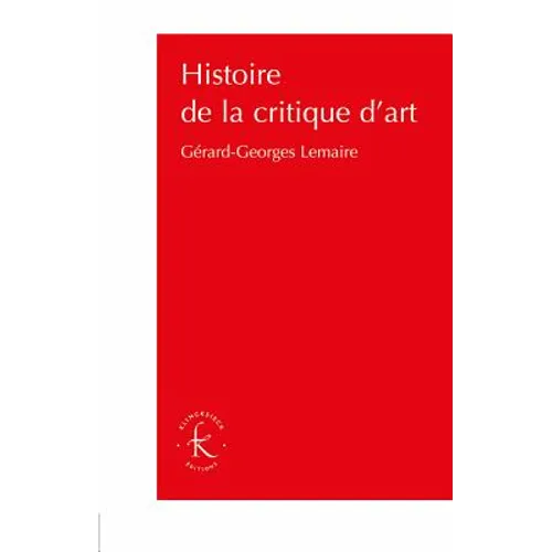 Histoire de la Critique d'Art