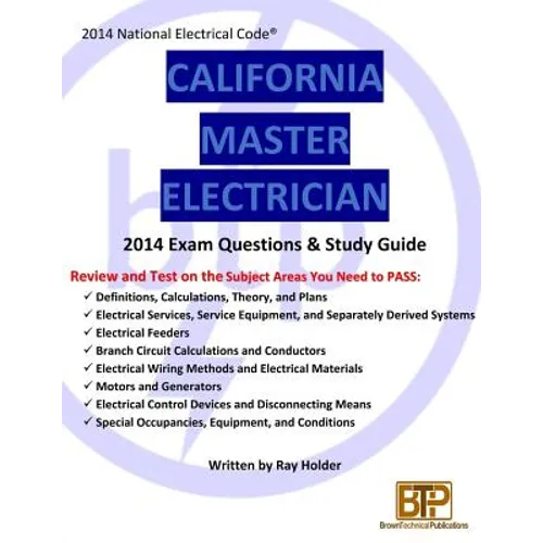 California 2014 Master Electrician Study Guide
