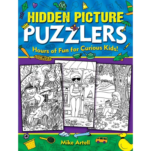 Hidden Picture Puzzlers: Hours of Fun for Curious Kids!