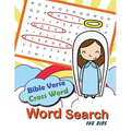Bible Verse Cross word Word Search for Kids: Word Search & Cross Word Game for Bible Study for Kids Ages 6-8