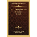 The Last Days Of The Romanovs (1920)