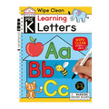 Learning Letters (Pre-K Wipe Clean Workbook): Preschool Wipe Clean Activity Workbook, Ages 3-5, Letter Tracing, Uppercase and Lowercase, First Words,