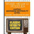 Word Search Puzzles Caution: Maximum Difficulty Level: The Most Difficult Puzzle We Make- Over 600 Letters Per Puzzle - 25x25 Grid Size- For People