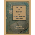 1889 List of Taxpayers of Frederick County, Maryland
