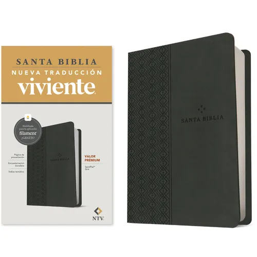 Biblia Valor Prémium Ntv Con Filament (Sentipiel, Gris)