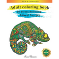 Adult Coloring Book: 60 One Sided Unique Designs Animal Coloring Book For Easy Relaxation And Stress Relieving