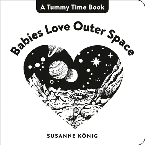 Babies Love Outer Space: High Contrast Black-And-White Art Throughout