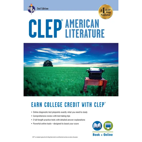 Clep(r) American Literature Book + Online