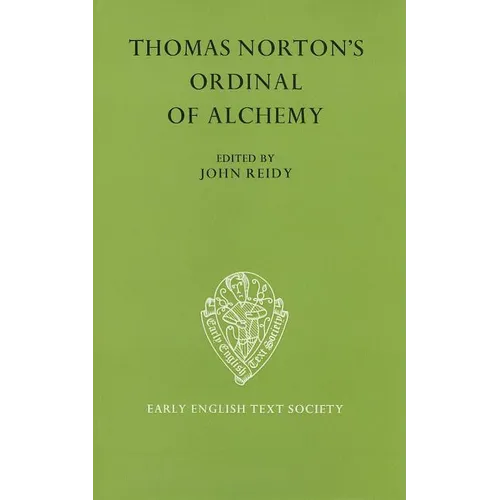 Thomas Norton's Ordinal Eetso: C 272 C - Hardcover