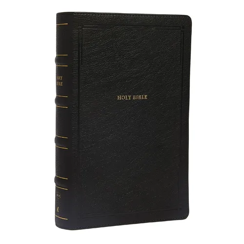 Nkjv, Reference Bible, Personal Size Large Print, Leathersoft, Black, Thumb Indexed, Red Letter Edition, Comfort Print: Holy Bible, New King James Ver
