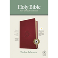 NLT Thinline Reference Bible, Filament Enabled Edition (Red Letter, Leatherlike, Berry, Indexed)