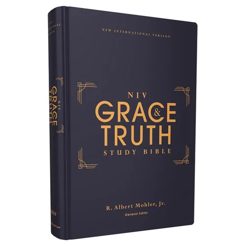Niv, the Grace and Truth Study Bible (Trustworthy and Practical Insights), Hardcover, Red Letter, Comfort Print