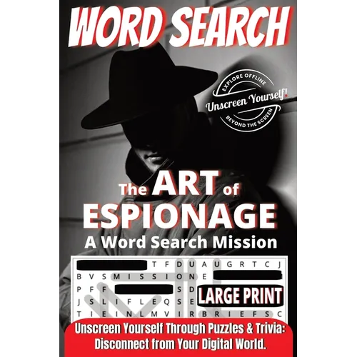 The Art of Espionage: A Word Search Mission by Unscreen Yourself!