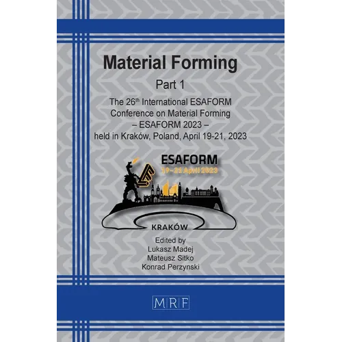 Material Forming - ESAFORM 2023 - Part 1