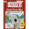 Build a Giant Poster Coloring Book -- United States Map