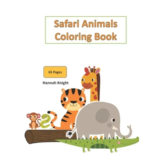 Safari Animals Coloring Book