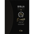 Rvr, Biblia de Estudio del Mensaje Profético Y Escatológico, Negro, Interior a DOS Colores, Con Índice