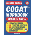 Cogat(r) Workbook Grade 5 and 6: 2 Manuscripts, Cogat(r) Grade 5 Test Prep, Cogat(r) Grade 6 Test Prep, Level 11 and 12 Form 7, 352 Practice Questions
