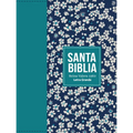 Biblia Rvr 1960 Compacta Símil Piel Flores Verde Azulado (Bible Rvr 1960 Compact Size Leatherlike Teal Flowers (Spanish Edition)
