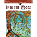 Creative Haven: Into the Woods: A Coloring Book with a Hidden Picture Twist