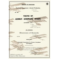 Trend of German Aeroplane Design: November 1918 and REPORT BY TECHNICAL COMISSION ON GERMAN AEROPLANES AND ENGINES: June 1919Reports on German Aircraf