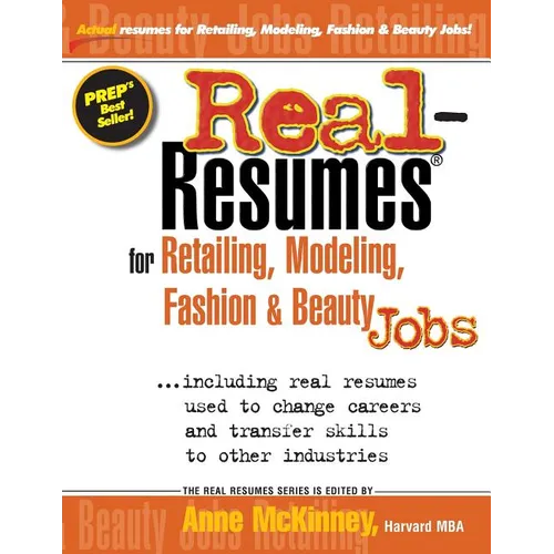 Real-Resumes for Retailing, Modeling, Fashion & Beauty Jobs
